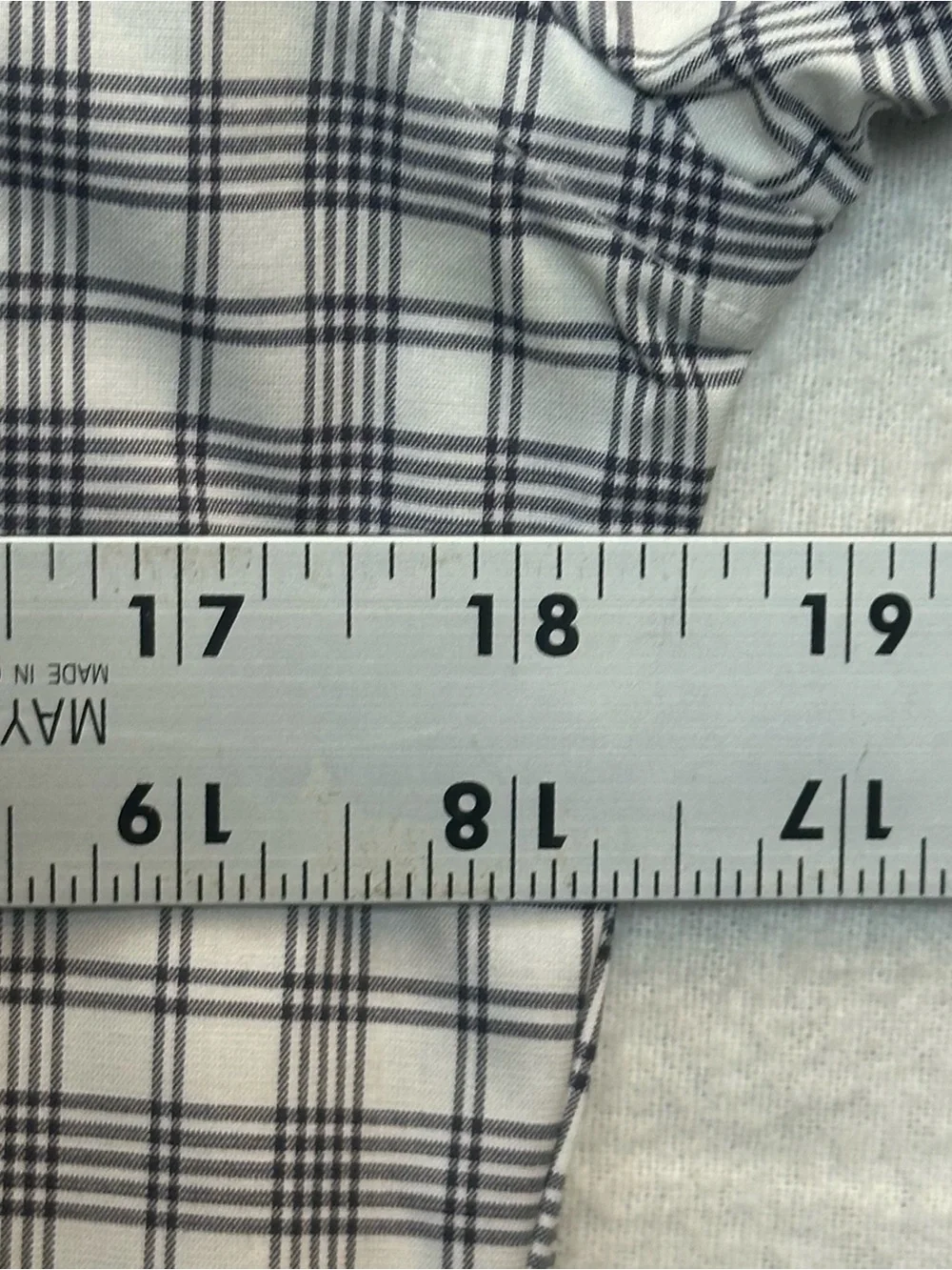 J.Crew Ludlow Slim Fit Men’s 14.5 32 Plaid Stretch Cotton Dress Shirt